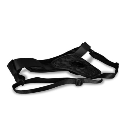 Arnés de Luxe Sin Espalda Negro Ajustable de S a XL