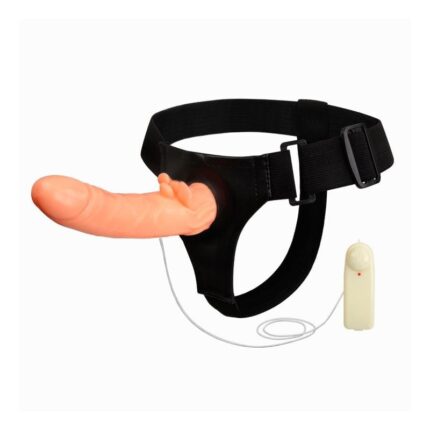 Baile Arnés con Dildo y Control Remoto 18 x 3,7 cm