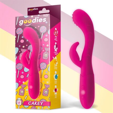 Cakey Vibrador Punto G y Conejito USB de Silicona