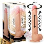 Cesur 3.0 Dildo Realista Vibrador con Movimiento 360º y Telescópico - USB