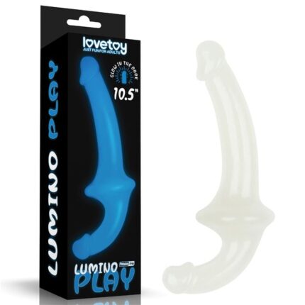 Dildo doble Lumino Play Luz Azul