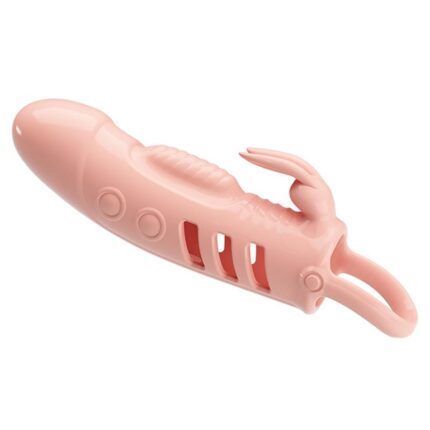 Funda para el Pene con Vibración 18,7 x 3,8 cm