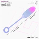 Huevo con APP Silicona Doble Capa Rosa/Azul - Imagen 10