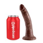 King Cock Pene Marrón 17,8 x 4,1 cm - Imagen 3