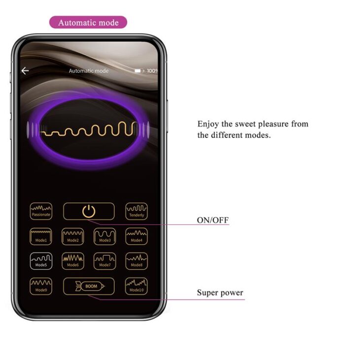 Nymph Huevo Vibrador con APP - Imagen 12