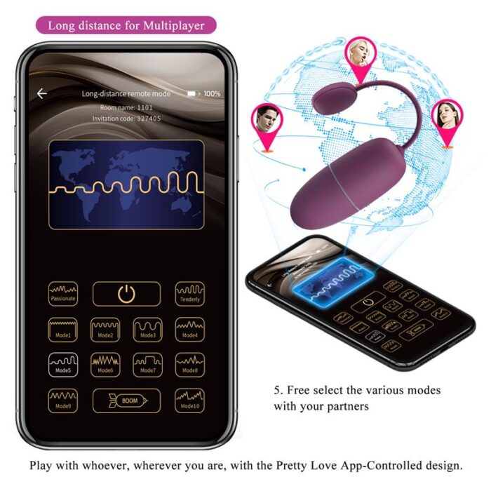 Nymph Huevo Vibrador con APP - Imagen 17