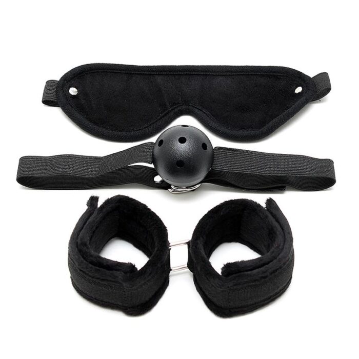 Set de Bondage 3 Piezas Color Negro