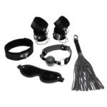 Set de Bondage 6 Piezas Color Negro