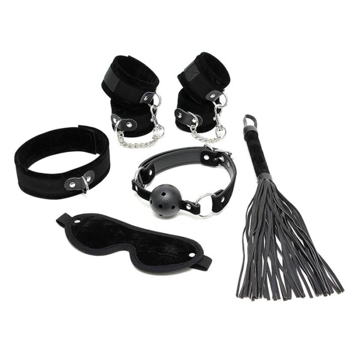 Set de Bondage 6 Piezas Color Negro
