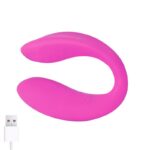 Roomie Vibrador para Parejas USB Fucsia - Imagen 5