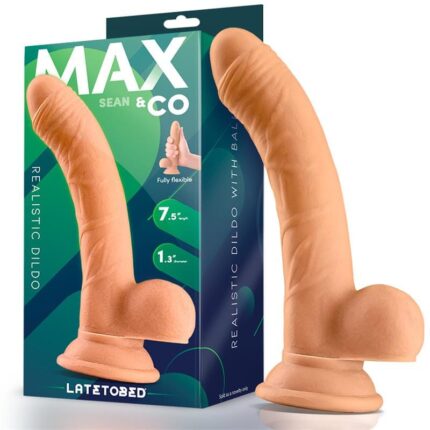 Dildo Realista con Testículos 19 x 4cm