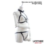 Set de Sujetador y Braguitas Bondage con Cadenas - Imagen 4