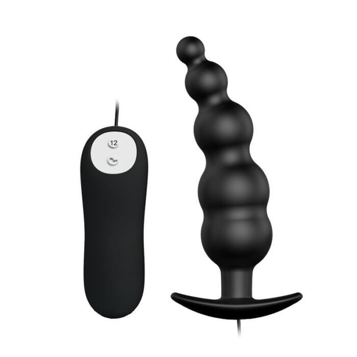 Vibrador Anal Burbujas con Mando