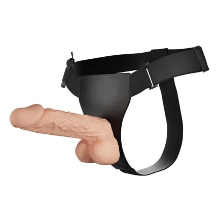 Arnés con Dildo y Vibración 24 cm x 5 cm