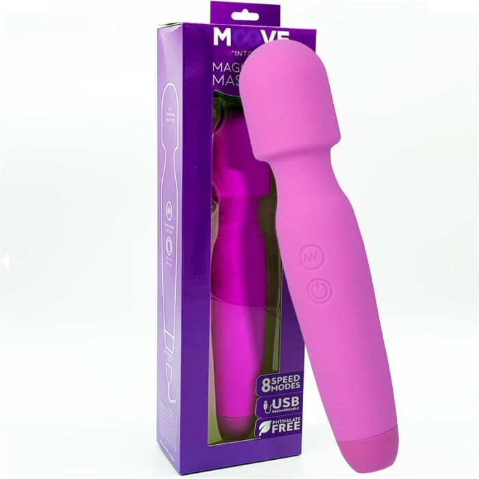 Magic Wand Masajeador Silicona Púrpura