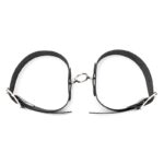 Bondage Play Esposas Ajustables Color Negro - Imagen 2