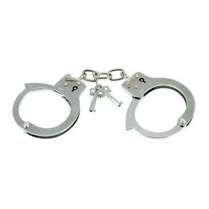 Bondage Play Esposas de Acero Niquelado Ajustables