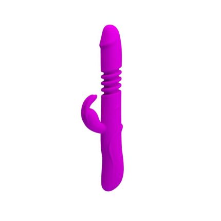 Vibrador Ward Color Púrpura con empuje y Rotación