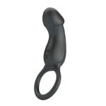 Anillo Vibrador Silicona USB Negro Trae