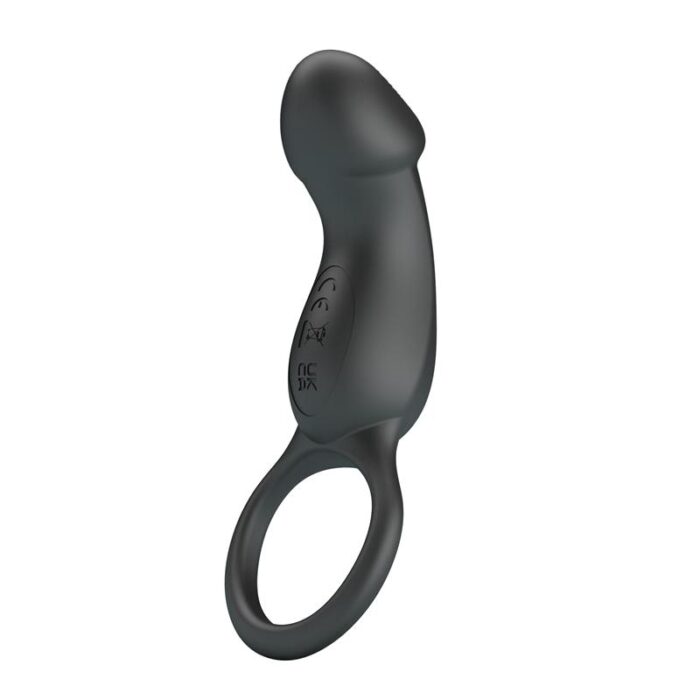 Anillo Vibrador Silicona USB Negro Trae