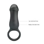 Anillo Vibrador Silicona USB Negro Trae - Imagen 5