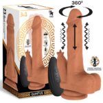Dildo con Vibración, Thrusting y Waving 360º 23 x 4 cm