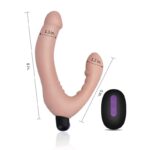 Dildo Doble Strapless Silicona USB - Imagen 2