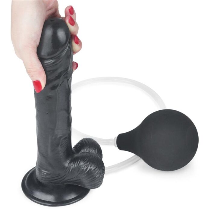 Dildo Eyaculador Negro 23 x 4,5 cm - Imagen 6