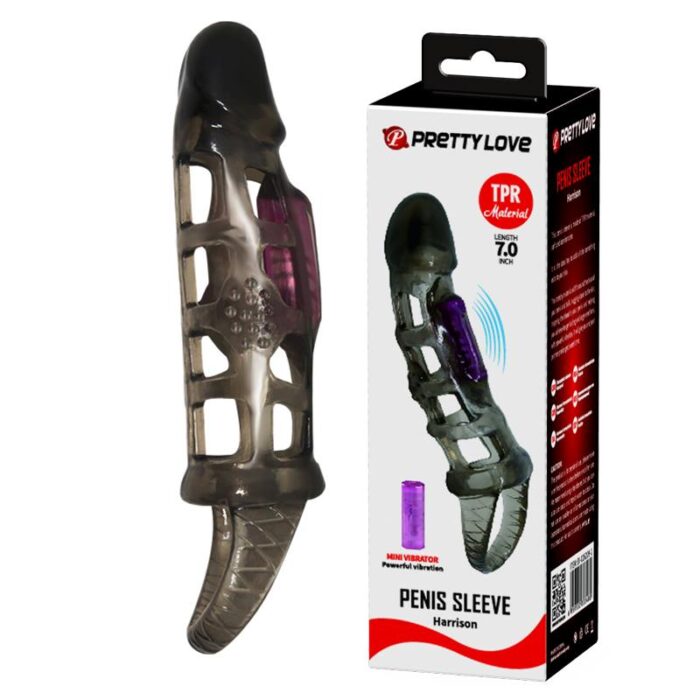 Harrison Funda para el Pene con Vibración Negra - Imagen 4