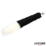 Plug Anal con Cola Blanca y Negra 40 cm - Imagen 7