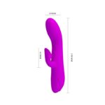 Vibrador Conejito con Succionador de Clítoris - Imagen 2